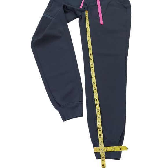 Figs Zamora Jogger Scrub Pants Womens XS Blue Comfort Nurse Utility Uniform Work - Picture 12 of 12